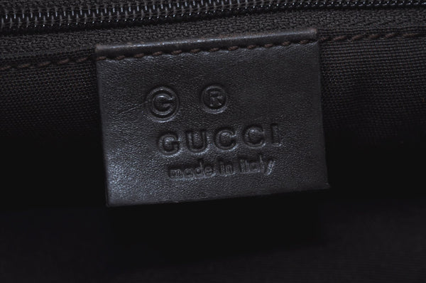 Authentic GUCCI Guccissima GG Leather Shoulder Bag Purse 257282 Purple 2803I