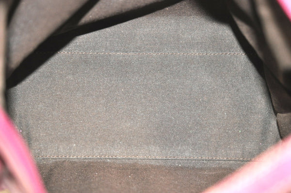 Authentic GUCCI Guccissima GG Leather Shoulder Bag Purse 257282 Purple 2803I