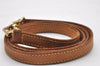 Authentic Louis Vuitton Leather Shoulder Strap Beige 48.4" LV 2803J