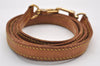 Authentic Louis Vuitton Leather Shoulder Strap Beige 48.4" LV 2803J