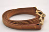 Authentic Louis Vuitton Leather Shoulder Strap Beige 48.4" LV 2803J