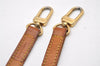 Authentic Louis Vuitton Leather Shoulder Strap Beige 48.4" LV 2803J