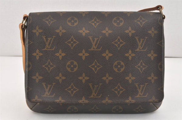Authentic Louis Vuitton Monogram Musette Tango M51388 Shoulder Cross Bag 2803K