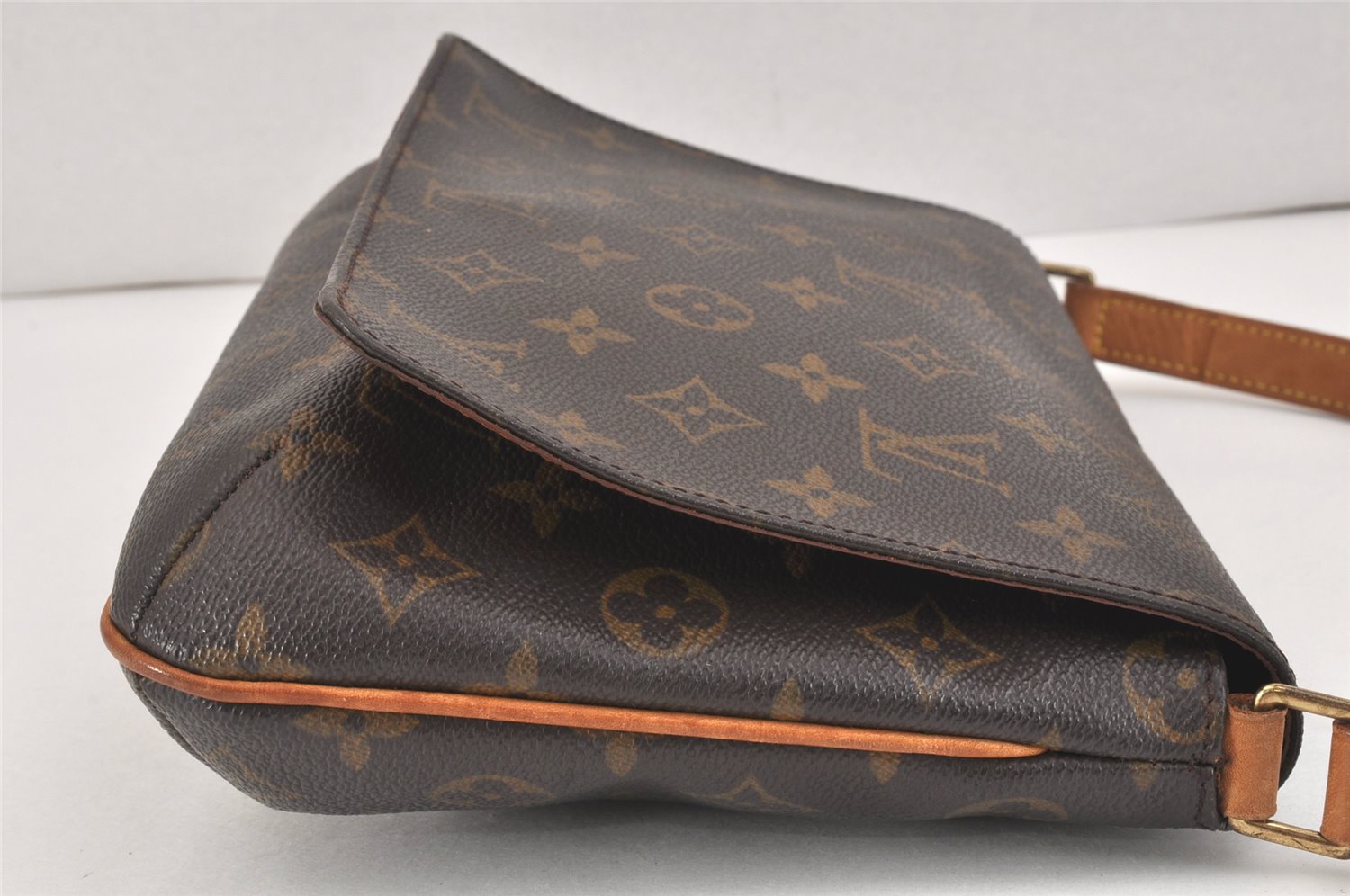 Authentic Louis Vuitton Monogram Musette Tango M51388 Shoulder Cross Bag 2803K