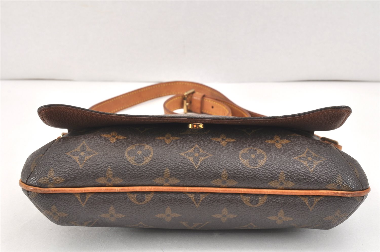 Authentic Louis Vuitton Monogram Musette Tango M51388 Shoulder Cross Bag 2803K