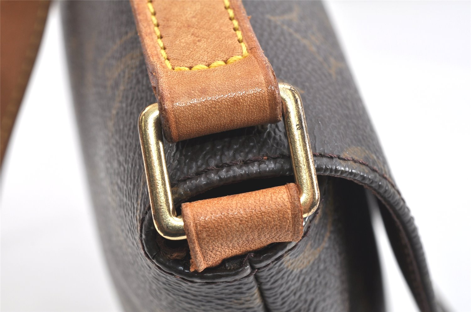 Authentic Louis Vuitton Monogram Musette Tango M51388 Shoulder Cross Bag 2803K