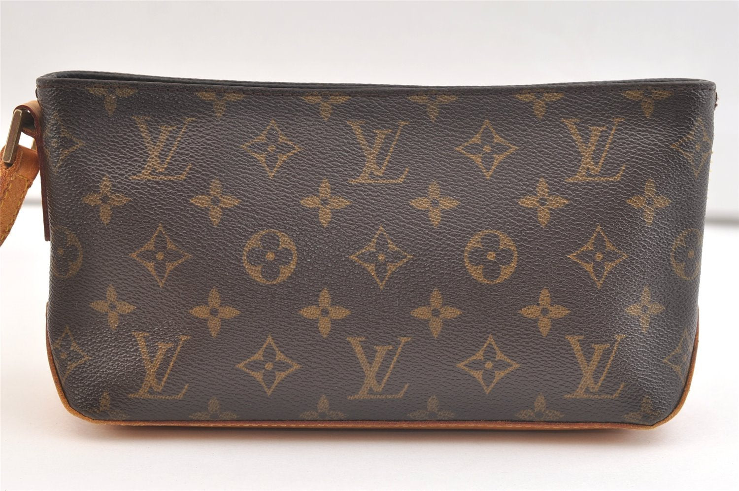 Authentic Louis Vuitton Monogram Trotteur Shoulder Cross Bag M51240 Junk 2804K
