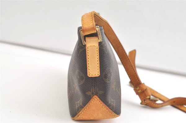 Authentic Louis Vuitton Monogram Trotteur Shoulder Cross Bag M51240 Junk 2804K