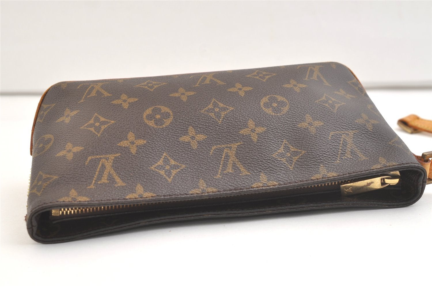 Authentic Louis Vuitton Monogram Trotteur Shoulder Cross Bag M51240 Junk 2804K