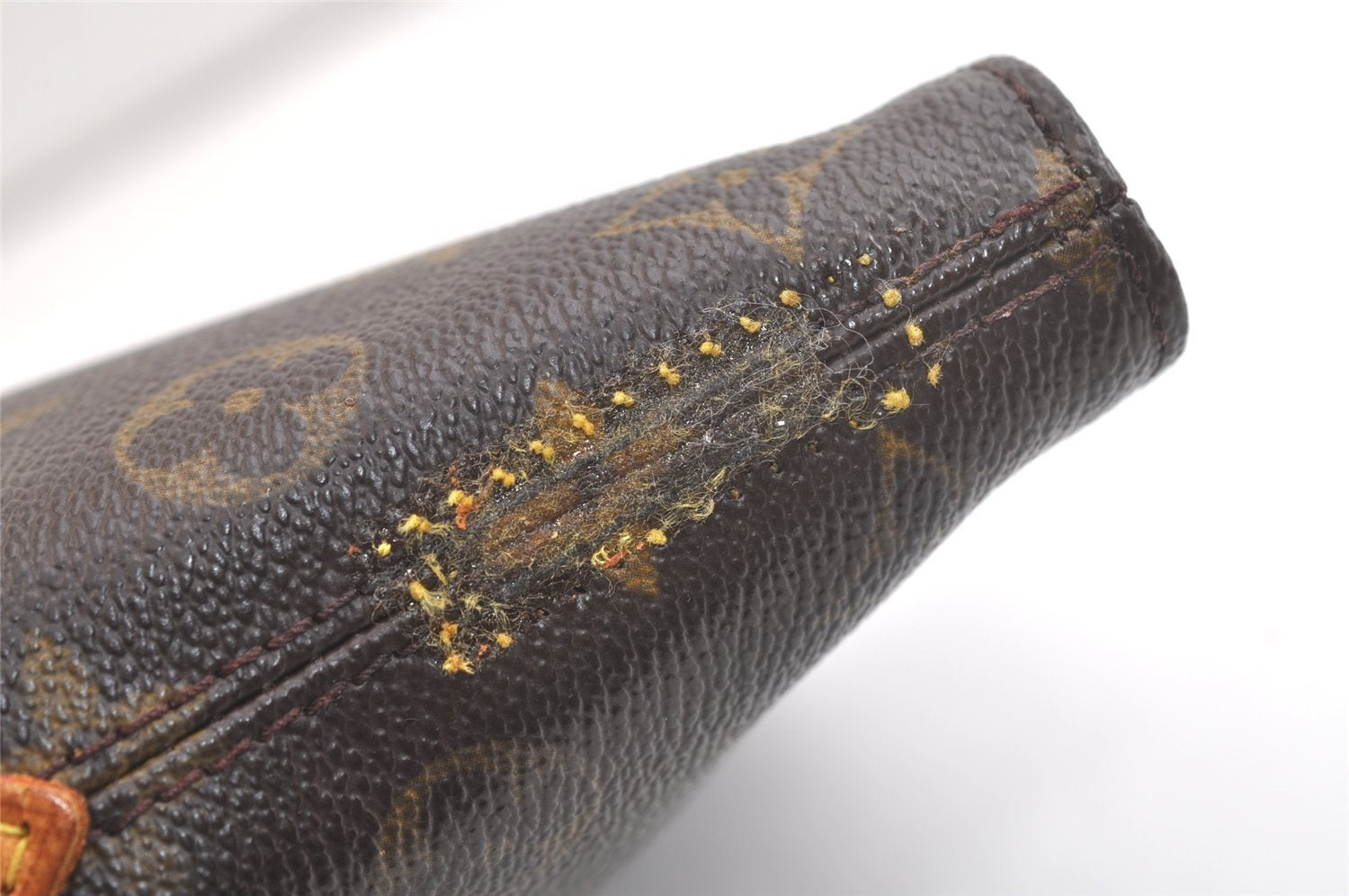 Authentic Louis Vuitton Monogram Trotteur Shoulder Cross Bag M51240 Junk 2804K