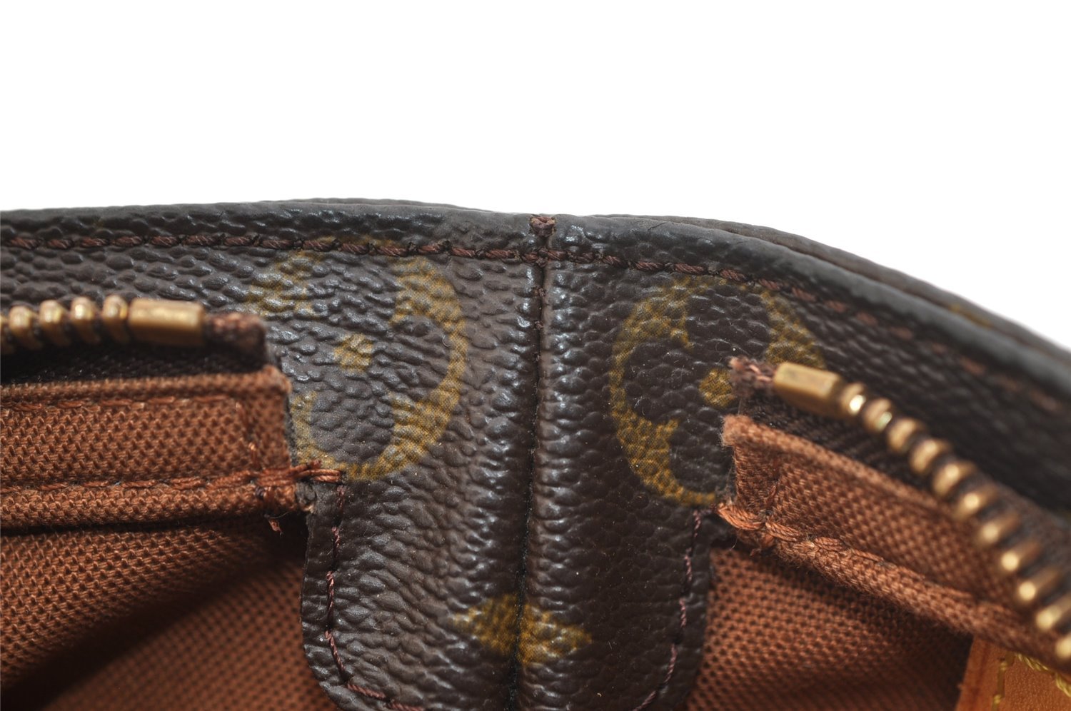 Authentic Louis Vuitton Monogram Trotteur Shoulder Cross Bag M51240 Junk 2804K