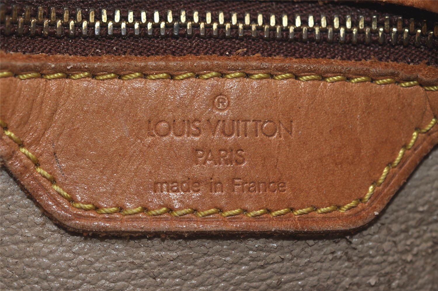 Authentic Louis Vuitton Monogram Bucket PM Shoulder Tote Bag M42238 Junk 2805I