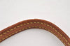 Authentic Louis Vuitton Leather Shoulder Strap Beige 45.9" LV 2805J