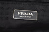 Authentic PRADA Vintage Nylon Tessuto Leather Shoulder Tote Hand Bag Black 2806I