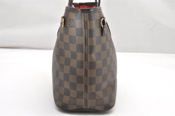 Authentic Louis Vuitton Damier Neverfull PM Shoulder Tote Bag N51109 LV 2806K