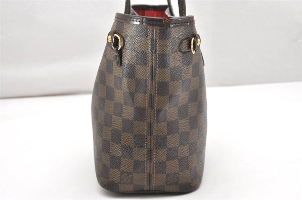 Authentic Louis Vuitton Damier Neverfull PM Shoulder Tote Bag N51109 LV 2806K