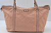 Authentic GUCCI Guccissima Abbey Shoulder Tote Bag GG Leather 197953 Pink 2808I