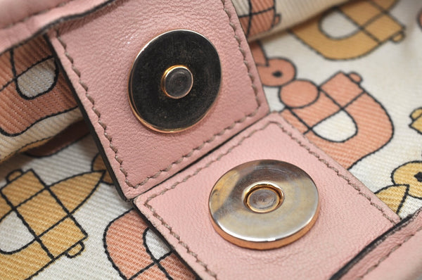 Authentic GUCCI Guccissima Abbey Shoulder Tote Bag GG Leather 197953 Pink 2808I