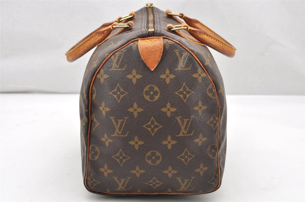 Authentic Louis Vuitton Monogram Speedy 30 Hand Boston Bag M41526 LV 2808K