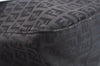 Authentic FENDI Zucchino Mamma Baguette Shoulder Bag Canvas Leather Brown 2809I