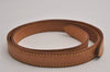 Authentic Louis Vuitton Leather Shoulder Strap For Bucket GM 31.9" Beige 2810J