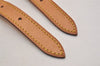 Authentic Louis Vuitton Leather Shoulder Strap For Bucket GM 31.9" Beige 2810J