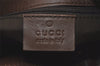 Authentic GUCCI Shoulder Cross Body Bag GG Canvas Leather 91761 Brown 2811I