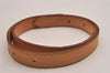 Authentic Louis Vuitton Leather Shoulder Strap For Bucket GM 31.9" Beige 2811J