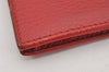 Authentic GUCCI GG Marmont Card Pass Case Wallet Leather Red 574804 Box 2811K