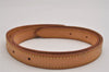 Authentic Louis Vuitton Leather Shoulder Strap For Bucket GM 31.9" Beige 2813J