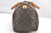 Authentic Louis Vuitton Monogram Speedy 30 Hand Boston Bag M41526 LV 2813K