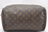 Authentic Louis Vuitton Monogram Speedy 30 Hand Boston Bag M41526 LV 2813K