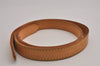 Authentic Louis Vuitton Leather Shoulder Strap For Bucket GM 31.9" Beige 2814J