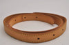 Authentic Louis Vuitton Leather Shoulder Strap For Bucket GM 31.9" Beige 2814J