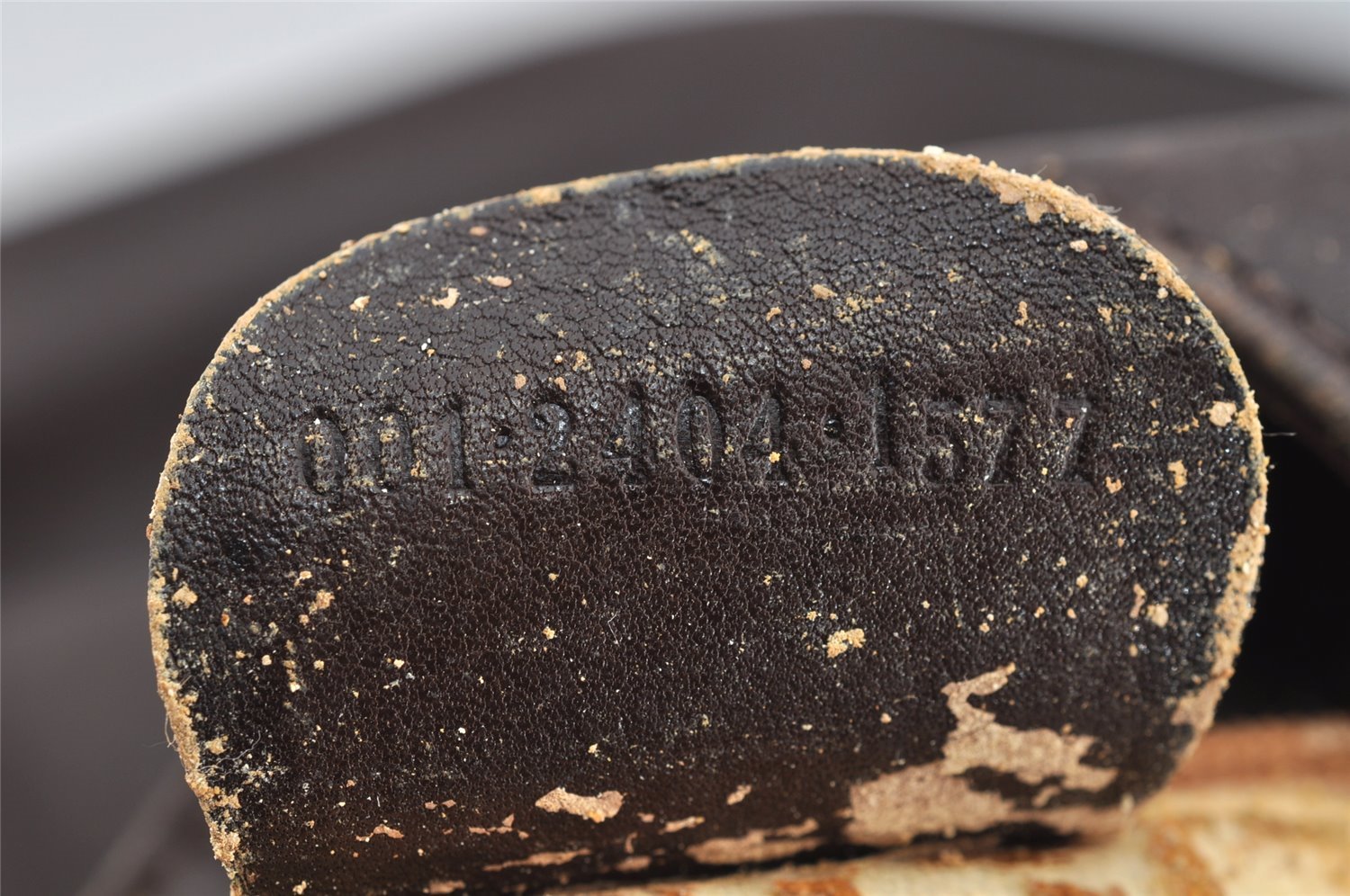 Authentic GUCCI Vintage Bamboo 2Way Shoulder Hand Bag Leather Brown Junk 2815I