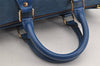 Authentic Louis Vuitton Epi Speedy 25 Hand Boston Bag Blue M43015 LV 2815K