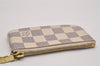 Authentic Louis Vuitton Damier Azur Pochette Cles Coin Purse N62659 LV 2816J