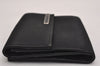 Authentic PRADA Vintage Nylon Leather Bifold Wallet Purse Black 2819J