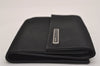 Authentic PRADA Vintage Nylon Leather Bifold Wallet Purse Black 2819J