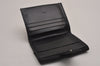 Authentic PRADA Vintage Nylon Leather Bifold Wallet Purse Black 2819J