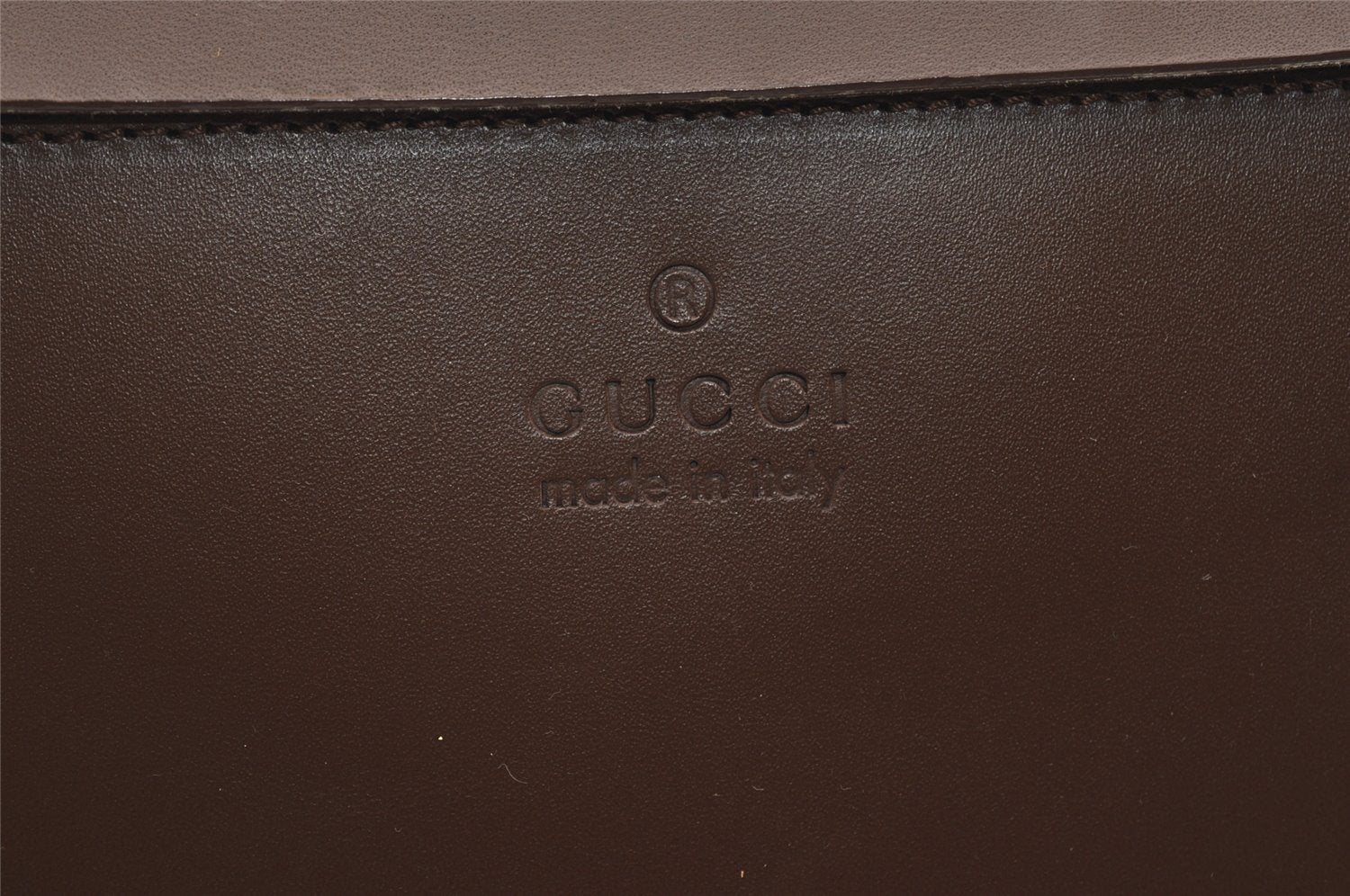 Authentic GUCCI Vintage Shoulder Tote Bag GG Canvas Leather 34339 Brown 2821J