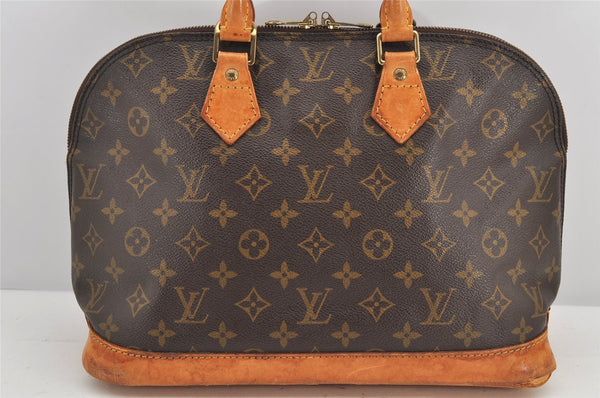 Authentic Louis Vuitton Monogram Alma Hand Bag Purse M51130 LV 2821K