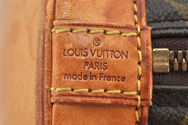 Authentic Louis Vuitton Monogram Alma Hand Bag Purse M51130 LV 2821K