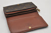 Auth Louis Vuitton Monogram Porte Monnaie Billets Tresor Wallet M61730 LV 2822J