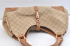 Authentic GUCCI Jackie Shoulder Hand Bag GG Canvas Leather 124404 Beige 2822K