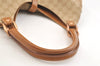 Authentic GUCCI Jackie Shoulder Hand Bag GG Canvas Leather 124404 Beige 2822K