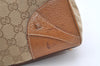 Authentic GUCCI Jackie Shoulder Hand Bag GG Canvas Leather 124404 Beige 2822K