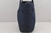 Authentic PRADA Vintage Nylon Tessuto Shoulder Tote Bag Purse Navy Blue 2823K