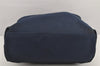 Authentic PRADA Vintage Nylon Tessuto Shoulder Tote Bag Purse Navy Blue 2823K