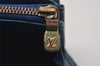 Auth Louis Vuitton Epi Pochette Porte Monnaie Credit Wallet Blue M63565 LV 2824J